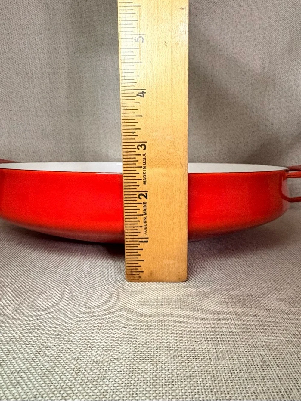 Vintage Dansk Kobenstyle Red Paella Pan IHQ Denmark Jens Quistgaard MCM